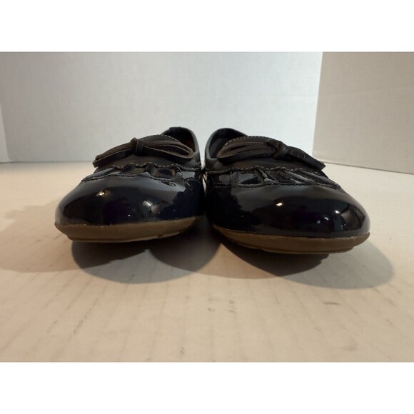 LL Bean Women's Coastal Rain Skimmers 7 M (B) Blue Low Duck Boat Slip On Shoes - Picture 4 of 12